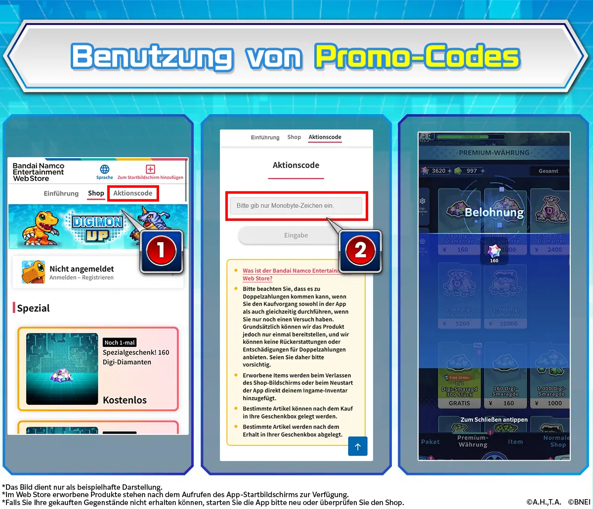 Gehe zum Startbildschirm und tippe auf „Promo-Code“.​ Gib deinen Promo-Code ein. Bitte überprüfe den Erhalt im Spiel.​​